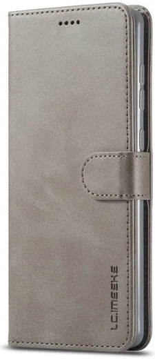 LC.IMEEKE Samsung Galaxy A31 Hoesje Wallet Book Case Grijs afbeelding 1