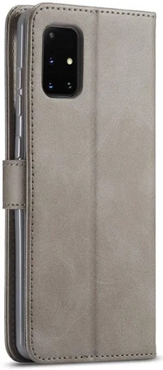 LC.IMEEKE Samsung Galaxy A31 Hoesje Wallet Book Case Grijs afbeelding 2