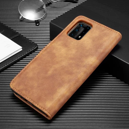 Samsung Galaxy A31 Hoesje 2-in-1 Book Case en Back Cover Bruin afbeelding 2