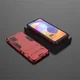 Samsung Galaxy A31 Hoesje Hybride Back Cover met Kickstand Rood afbeelding 4