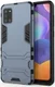 Samsung Galaxy A31 Hoesje Hybride Back Cover met Kickstand Blauw afbeelding 1