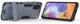 Samsung Galaxy A31 Hoesje Hybride Back Cover met Kickstand Blauw afbeelding 3