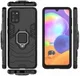 Samsung Galaxy A31 Hoesje Hybride met Kickstand Back Cover Zwart afbeelding 7