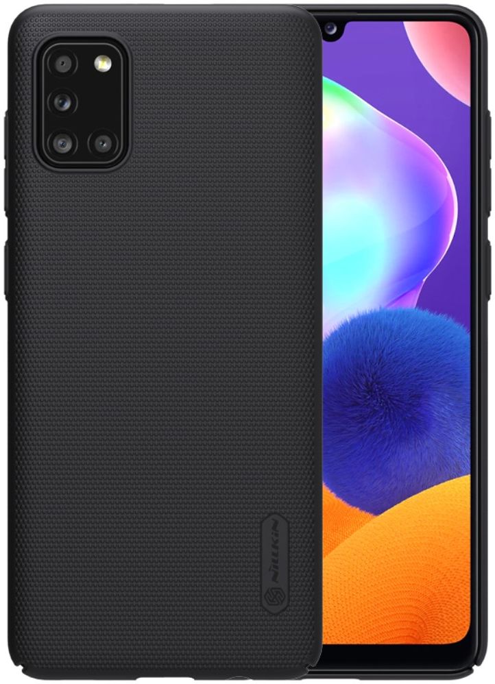 Nillkin Super Frosted Shield Samsung Galaxy A31 Hoesje Zwart afbeelding 1