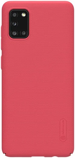Nillkin Super Frosted Shield Samsung Galaxy A31 Hoesje Rood afbeelding 2
