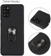 Samsung Galaxy A31 Hoesje met Kickstand Ring Back Cover Zwart afbeelding 5