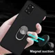 Samsung Galaxy A31 Hoesje met Kickstand Ring Back Cover Zwart afbeelding 6