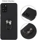 Samsung Galaxy A31 Hoesje met Kickstand Ring Back Cover Donker Blauw afbeelding 5