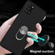Samsung Galaxy A31 Hoesje met Kickstand Ring Back Cover Donker Blauw afbeelding 6