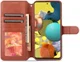 AZNS Samsung Galaxy A31 Hoesje Wallet Book Case met Stand Coffee afbeelding 8