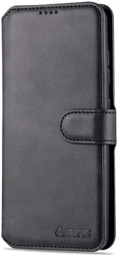 AZNS Samsung Galaxy A31 Hoesje Wallet Book Case met Stand Zwart afbeelding 2