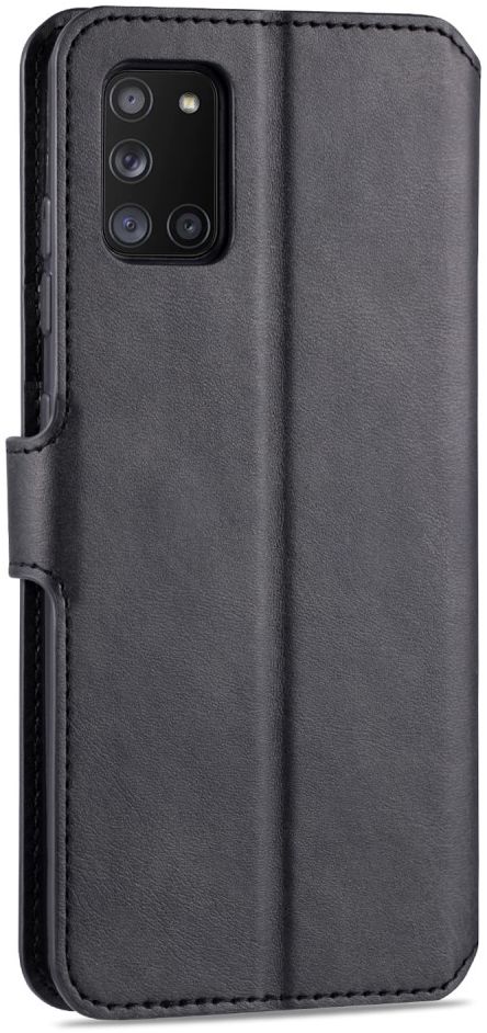 AZNS Samsung Galaxy A31 Hoesje Wallet Book Case met Stand Zwart afbeelding 3
