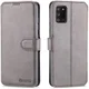 AZNS Samsung Galaxy A31 Hoesje Wallet Book Case met Stand Grijs afbeelding 4