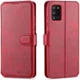 AZNS Samsung Galaxy A31 Hoesje Wallet Book Case met Stand Rood afbeelding 4