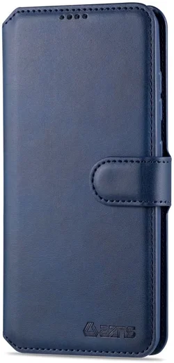 AZNS Samsung Galaxy A31 Hoesje Wallet Book Case met Stand Blauw afbeelding 2