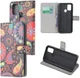 Samsung Galaxy M31 Portemonnee Hoesje Colorful Flowers afbeelding 1