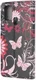 Samsung Galaxy M31 Portemonnee Hoesje Print Roze Vlinders afbeelding 2
