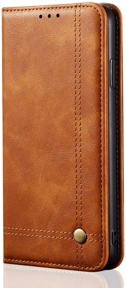 Samsung Galaxy A31 Hoesje Vintage Portemonnee Book Case Bruin afbeelding 3