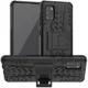 Samsung Galaxy A31 Hoesje Hybride Robuuste Back Cover Zwart afbeelding 2