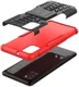 Samsung Galaxy A31 Hoesje Hybride Robuuste Back Cover Zwart Rood afbeelding 4