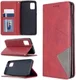 Samsung Galaxy A31 Hoesje Portemonnee Book Case Geometrie Design Rood afbeelding 9