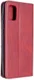 Samsung Galaxy A31 Hoesje Portemonnee Book Case Geometrie Design Rood afbeelding 2