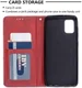 Samsung Galaxy A31 Hoesje Portemonnee Book Case Geometrie Design Rood afbeelding 3