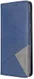Samsung Galaxy A31 Hoesje Portemonnee Book Case Geometrie Design Blauw afbeelding 1