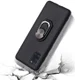 Samsung Galaxy A31 Hoesje met Magnetische Ring Kickstand Zwart afbeelding 2