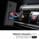 Samsung Galaxy A31 Hoesje met Magnetische Ring Kickstand Zwart afbeelding 4