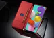 Samsung Galaxy A31 Hoesje Retro Book Case Kunstleer Rood afbeelding 3