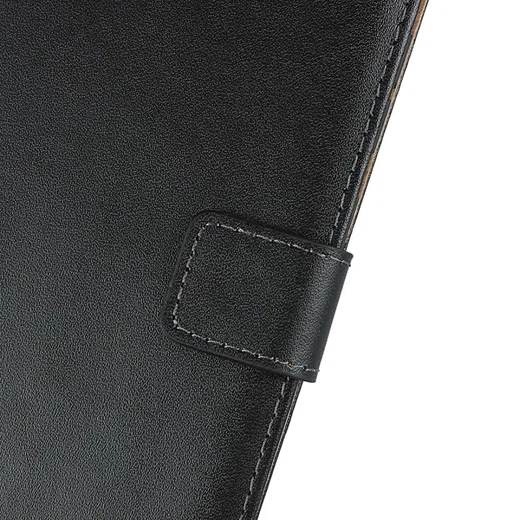 Samsung Galaxy A31 Hoesje Wallet Book Case Echt Leer Zwart afbeelding 10