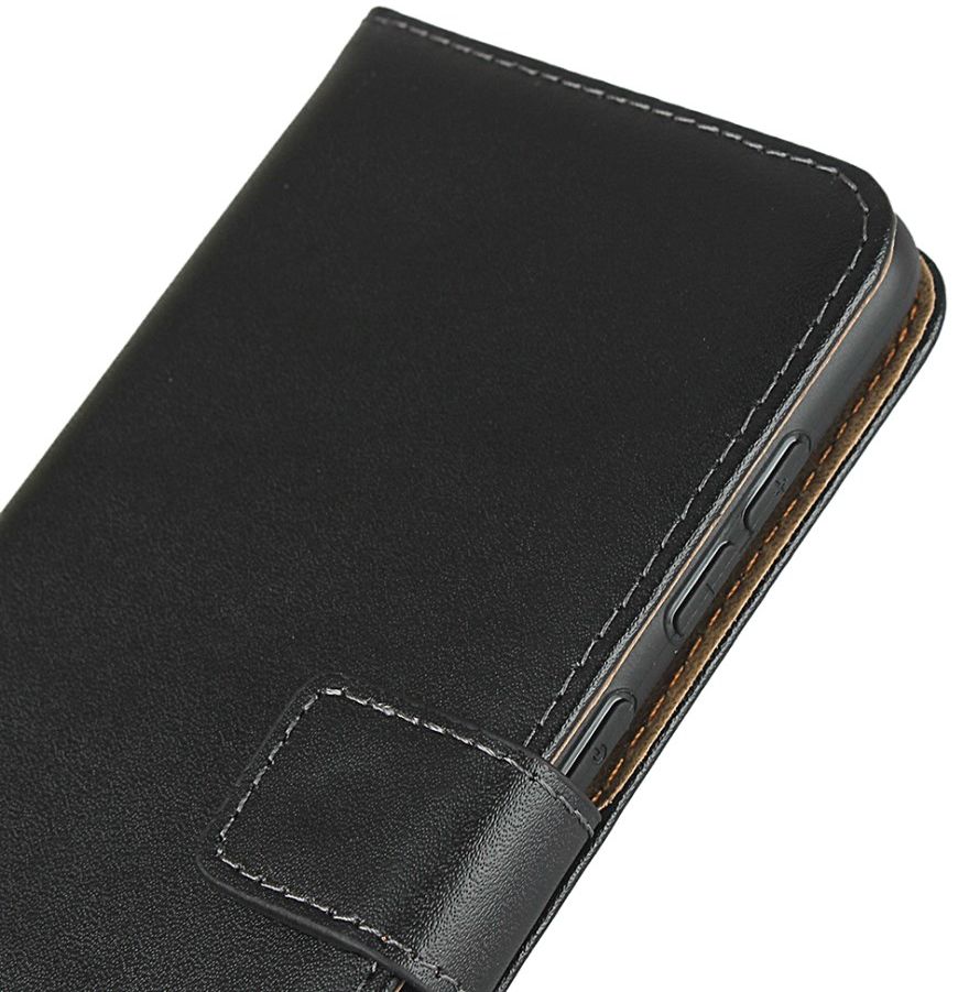 Samsung Galaxy A31 Hoesje Wallet Book Case Echt Leer Zwart afbeelding 11