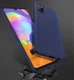 Samsung Galaxy A31 Hoesje Twill Slim Textuur Back Cover Donker Blauw afbeelding 7