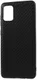 Samsung Galaxy A31 Hoesje Dun TPU Carbon Fiber Back Cover Zwart afbeelding 2