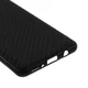 Samsung Galaxy A31 Hoesje Dun TPU Carbon Fiber Back Cover Zwart afbeelding 3