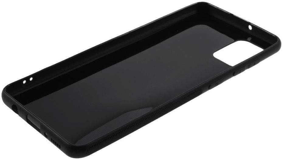 Samsung Galaxy A31 Hoesje Dun TPU Carbon Fiber Back Cover Zwart afbeelding 7