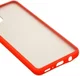 Samsung Galaxy A31 Hoesje Matte Back Cover met Bumper Rood afbeelding 6
