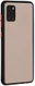 Samsung Galaxy A31 Hoesje Matte Back Cover met Bumper Zwart afbeelding 2