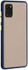 Samsung Galaxy A31 Hoesje Matte Back Cover met Bumper Blauw afbeelding 2