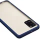 Samsung Galaxy A31 Hoesje Matte Back Cover met Bumper Blauw afbeelding 5