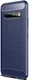 LG V60 ThinQ Geborsteld TPU Hoesje Blauw afbeelding 2
