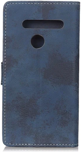 LG V60 ThinQ Retro Portemonnee Hoesje Blauw afbeelding 6