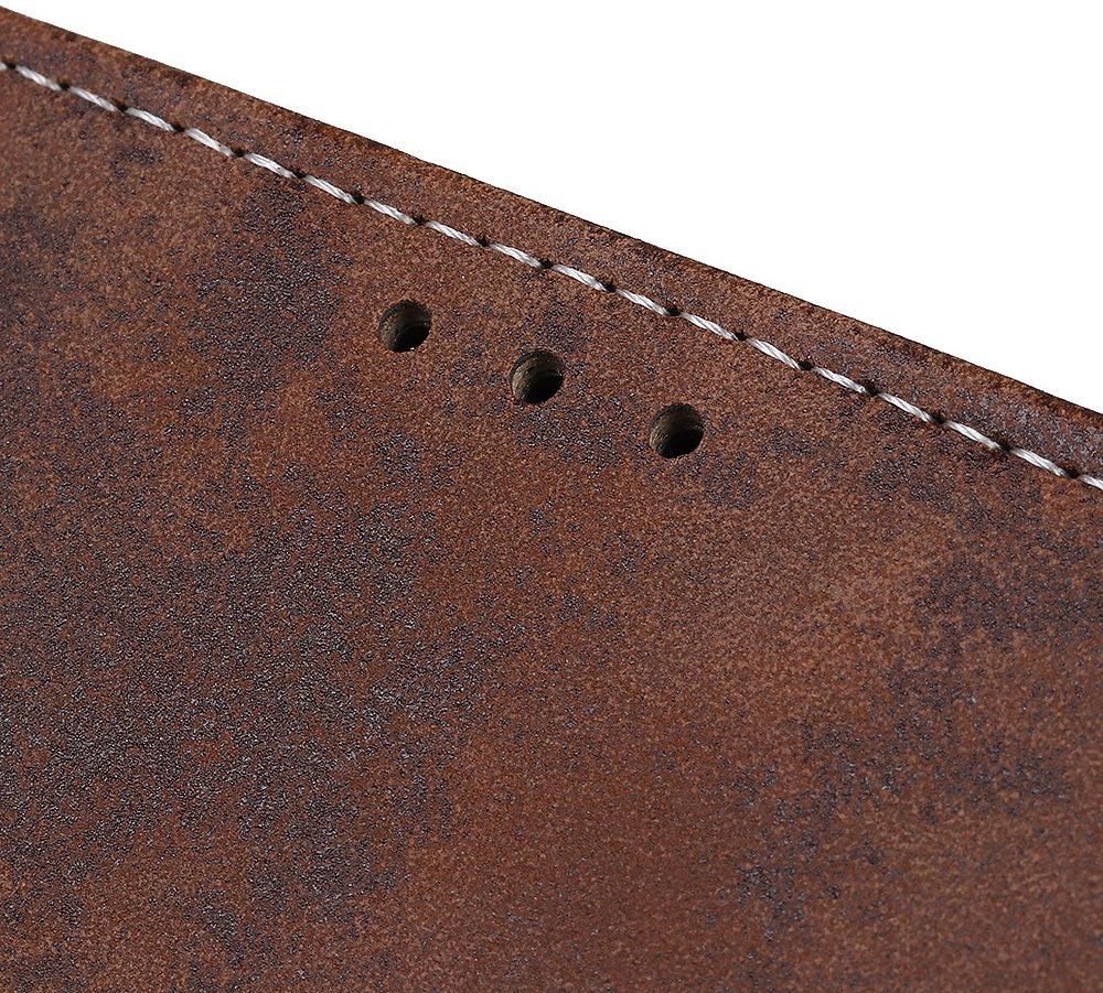 LG V60 ThinQ Retro Portemonnee Hoesje Bruin afbeelding 7