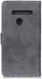 LG V60 ThinQ Retro Portemonnee Hoesje Grijs afbeelding 6