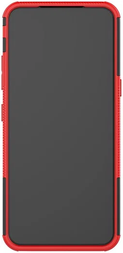 Robuust Hybride LG V60 ThinQ Hoesje Rood afbeelding 8