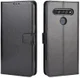 LG V60 ThinQ Crazy Horse Leren Portemonnee Hoesje Zwart afbeelding 3