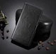 LG V60 ThinQ Crazy Horse Leren Portemonnee Hoesje Zwart afbeelding 9