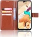 LG V60 ThinQ Crazy Horse Leren Portemonnee Hoesje Bruin afbeelding 5