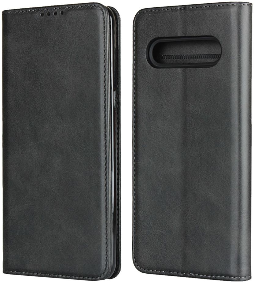 LG V60 ThinQ Portemonnee Stand Hoesje Zwart afbeelding 1